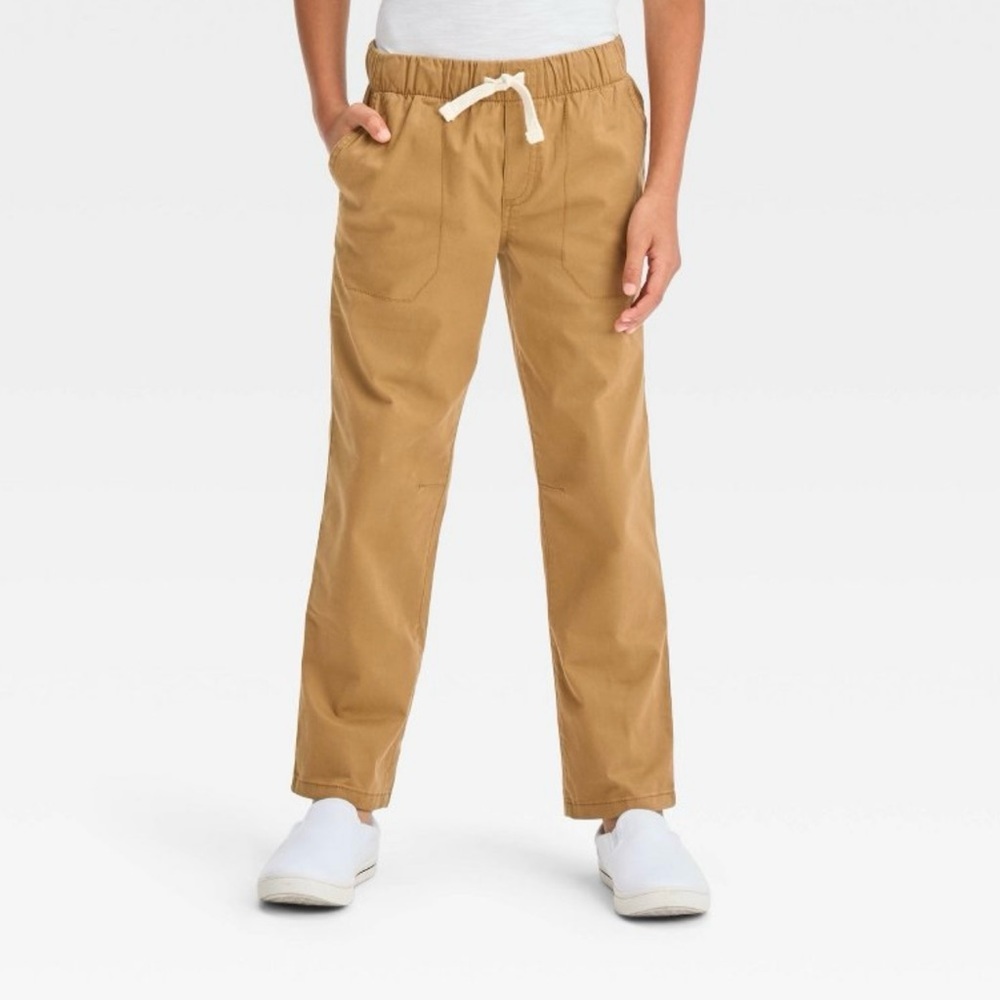 Boys Cat & Jack Stretch Straight Fit Woven Pull on pants size 14 slim - Picture 3 of 11